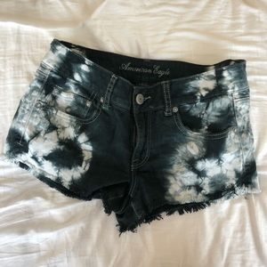 American Eagle tie dye shorts